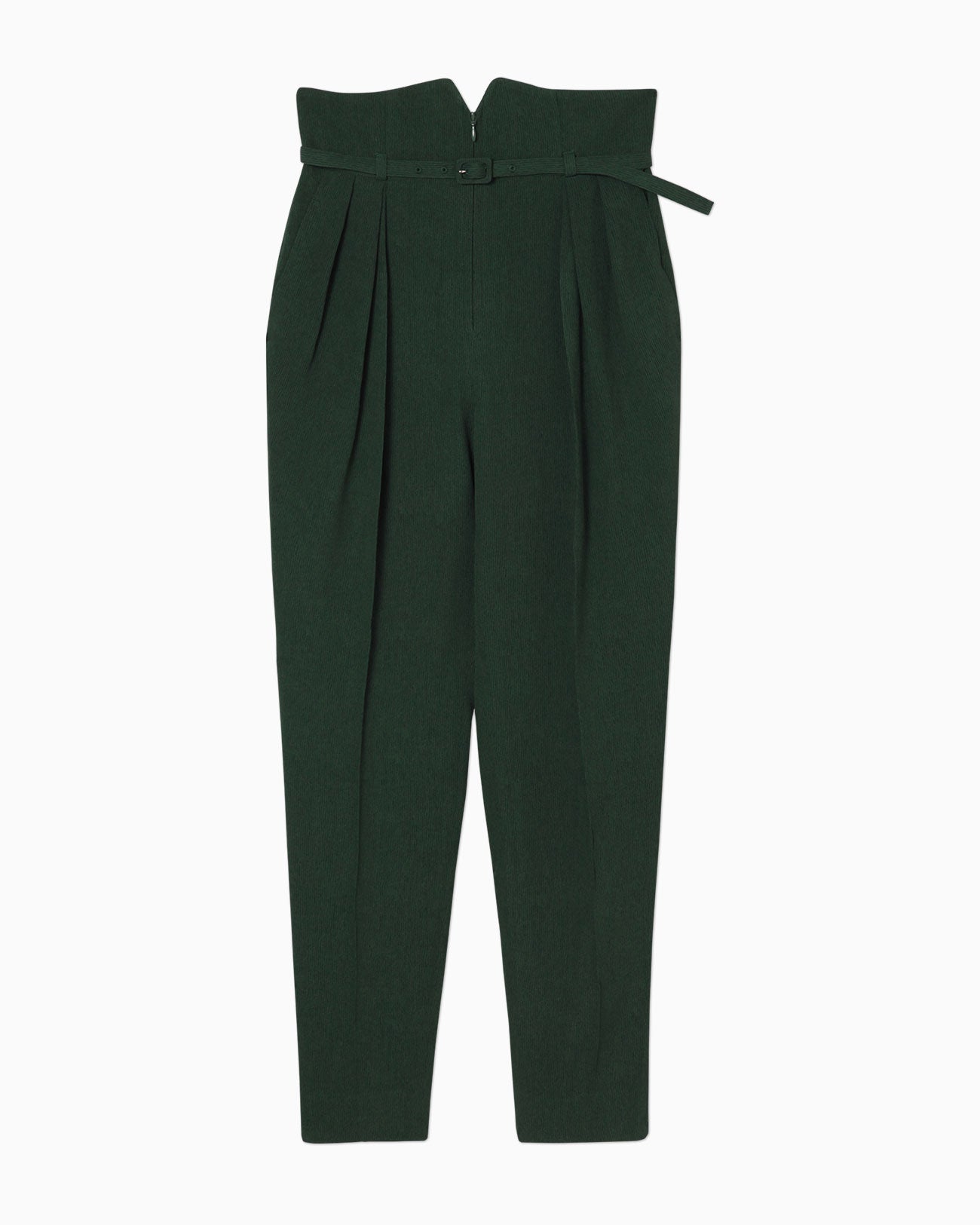 Stripe Jacquard Tapered Trousers