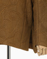 Jomon Arabesque Triple Layer Jacquard Pullover - brown