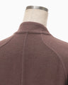 Silk Cashmere Reversible Sewing Coat - brown