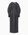 Wool Smooth I-Line Dress - navy