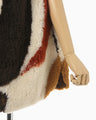 Sliver Knitted Fluffy Wool Vest - brown