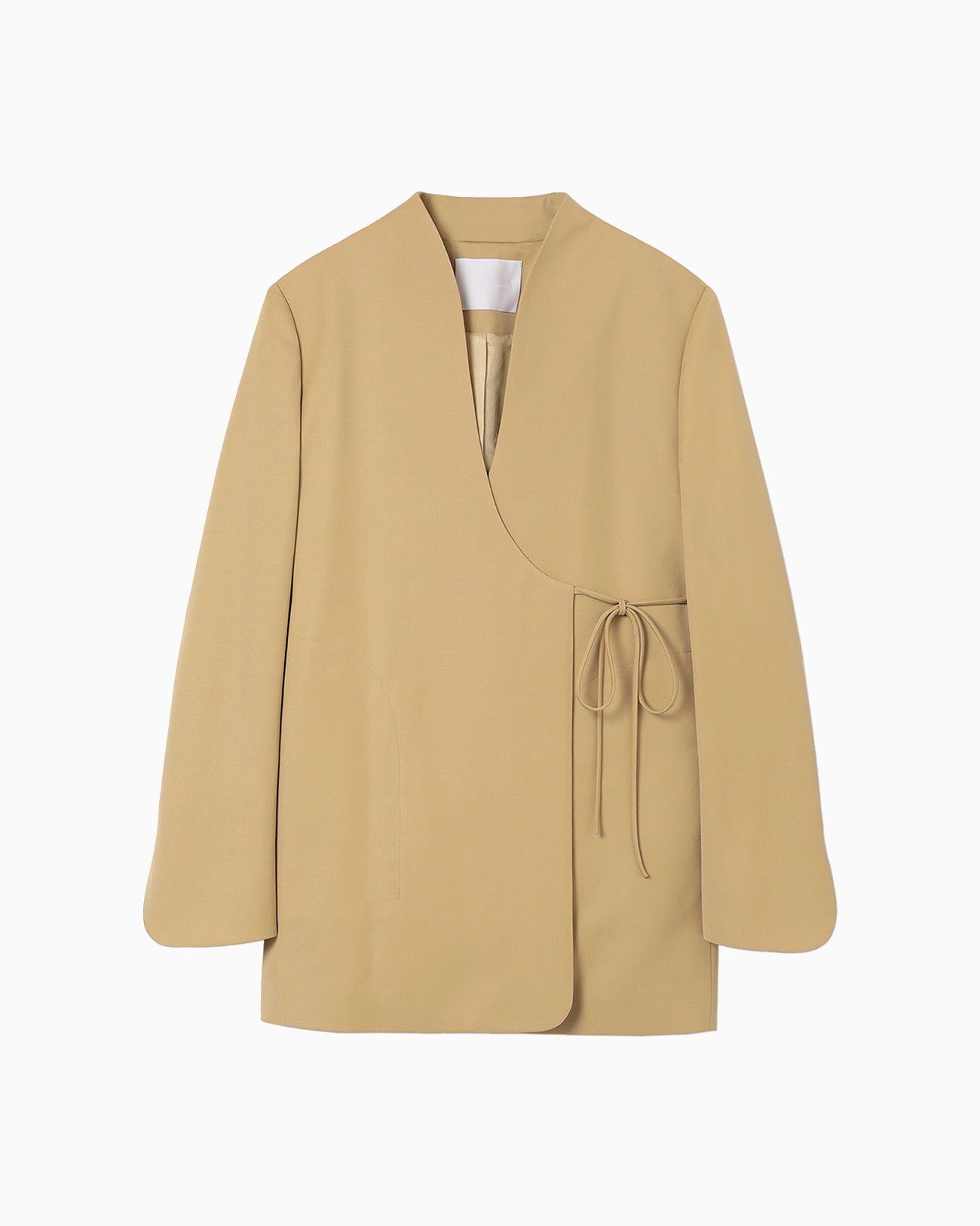 Wool Gabardine Jacket - beige Wool Gabardine Jacket - beige