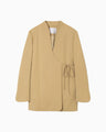 Wool Gabardine Jacket - beige