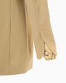 Wool Gabardine Jacket - beige