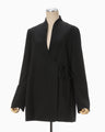 Wool Gabardine Jacket - black