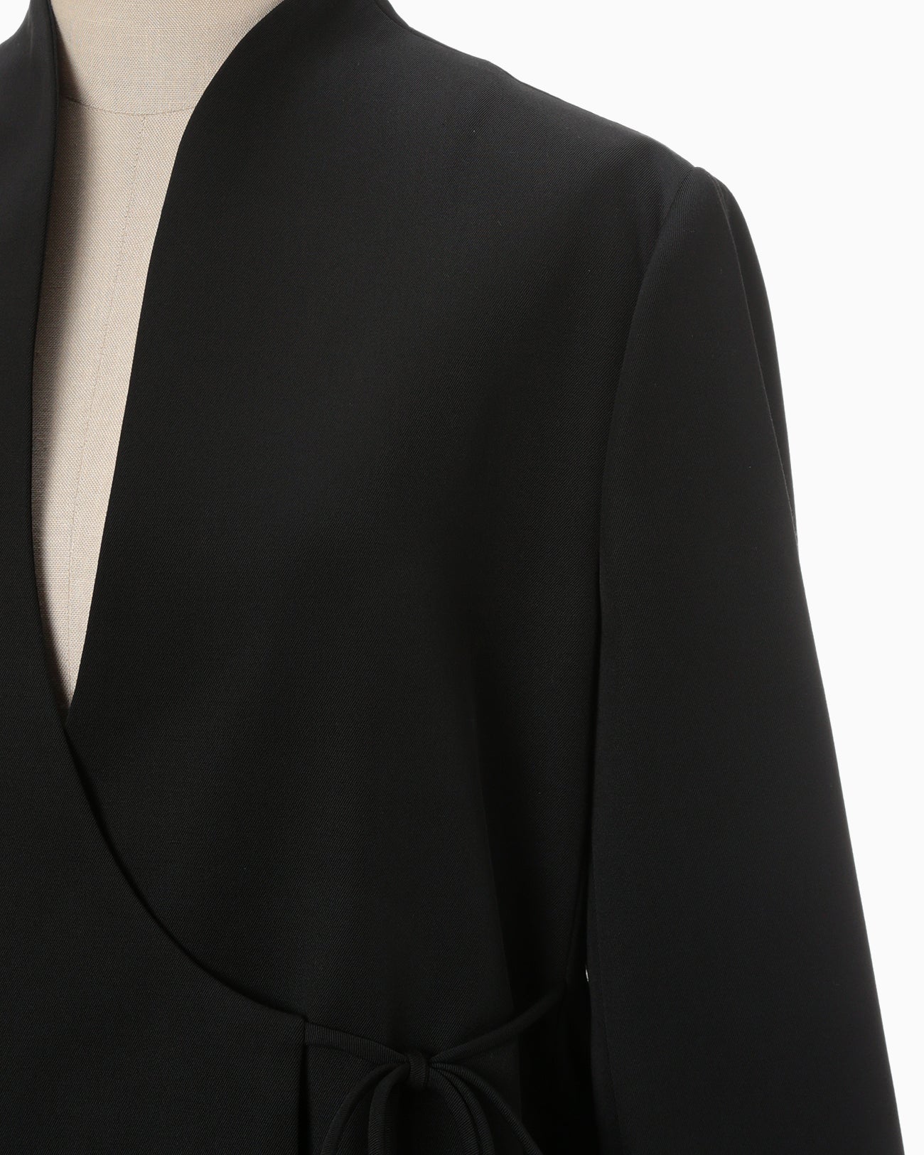 Wool Gabardine Jacket - black