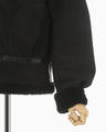 Shearling Aviator Jacket - black