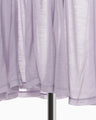 Hybrid Yarn Wool Jersey Square Neck Dress - purple