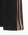 Stripe Jacquard Knitted Trousers - brown