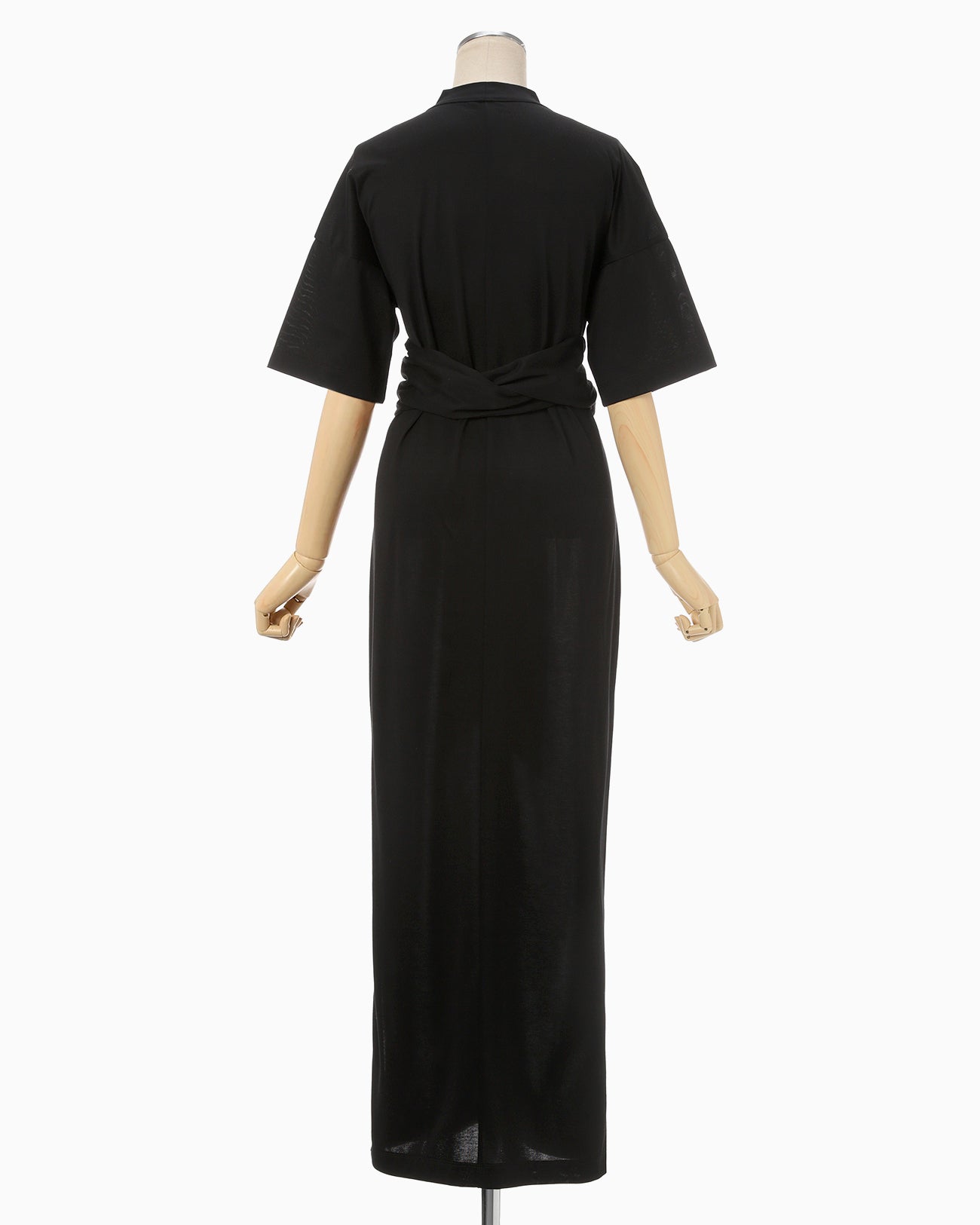Suvin Cotton Jersey Dress - black