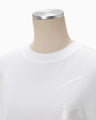 Suvin Cotton Jersey Emboridery Top - white
