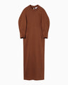 Cotton Jersey Dress - brown