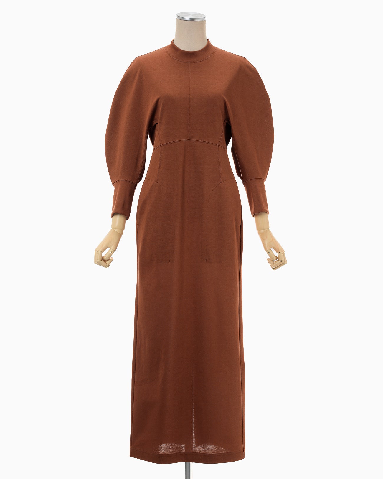 Cotton Jersey Dress - brown