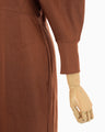 Cotton Jersey Dress - brown