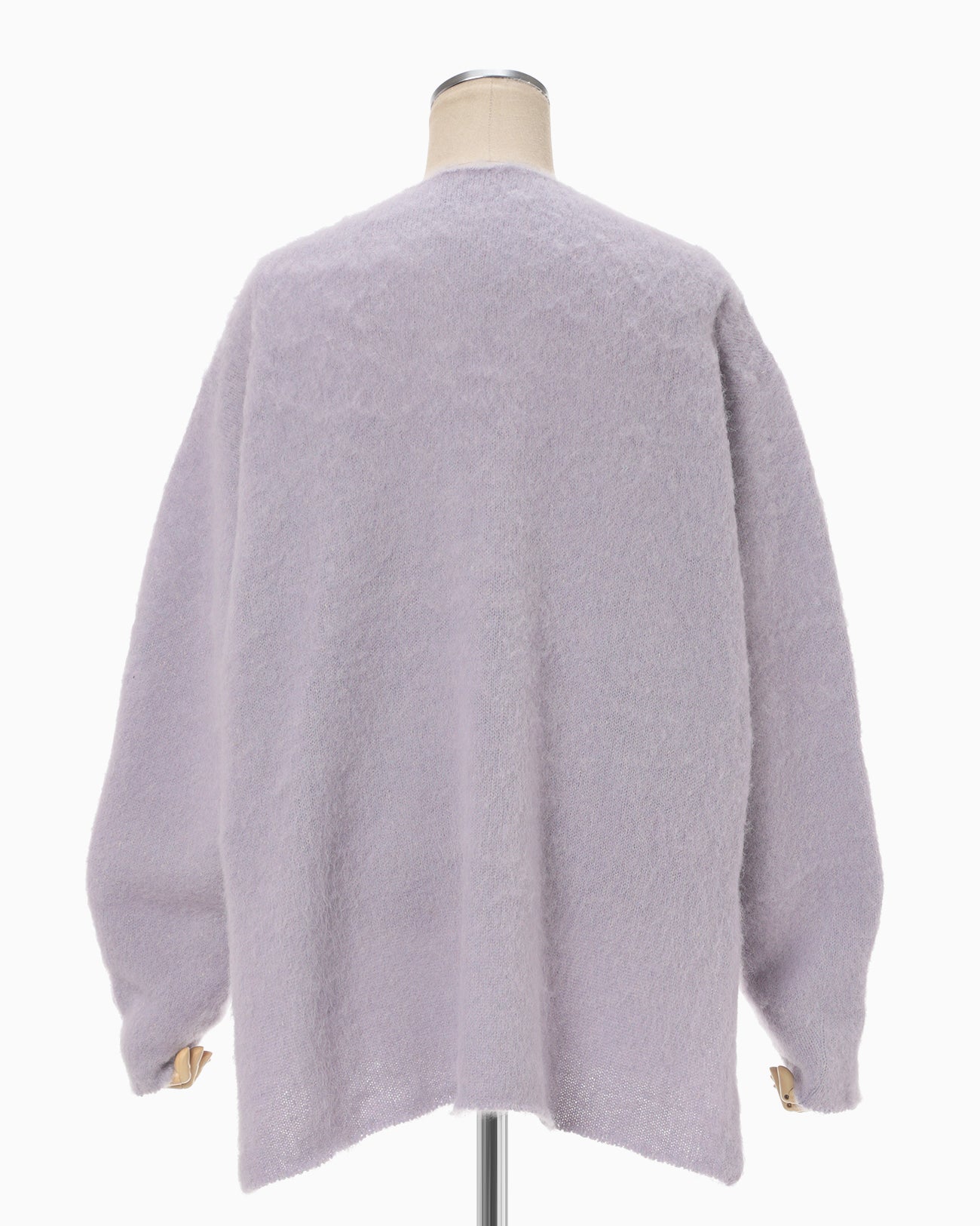 Brused Alpaca Knitted Top - lavender