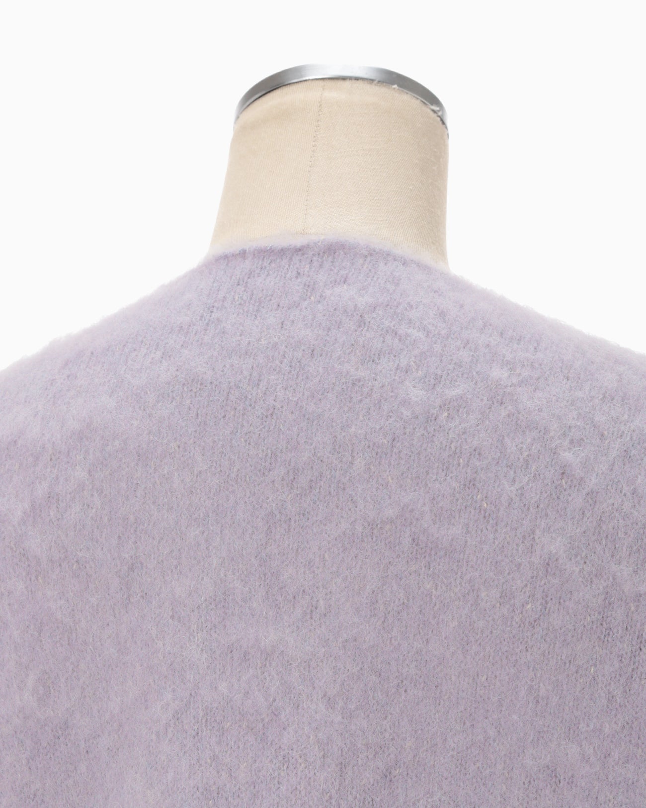 Brused Alpaca Knitted Top - lavender