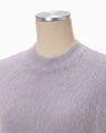 Brused Alpaca Sleeveless Knitted Top - lavender