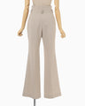 Linen Touch Triacetate Suits Trousers - beige