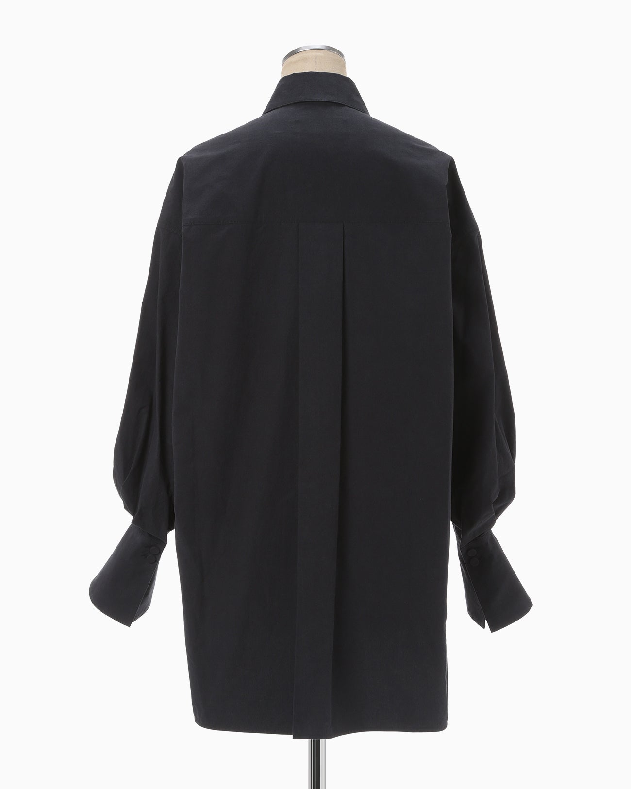 Nidom Cotton Oversized Shirt - navy