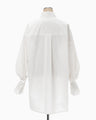 Nidom Cotton Oversized Shirt - white