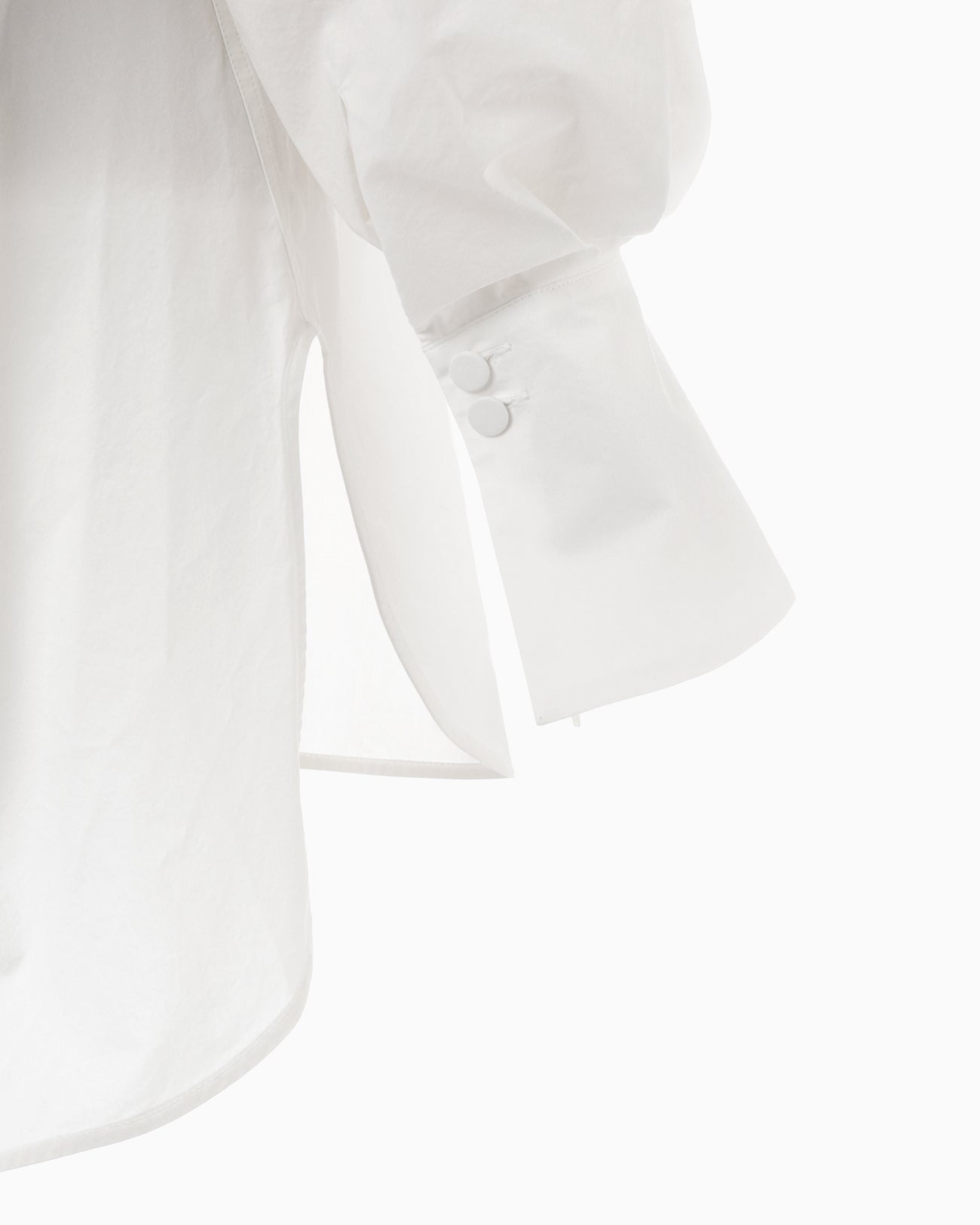 Nidom Cotton Oversized Shirt - white