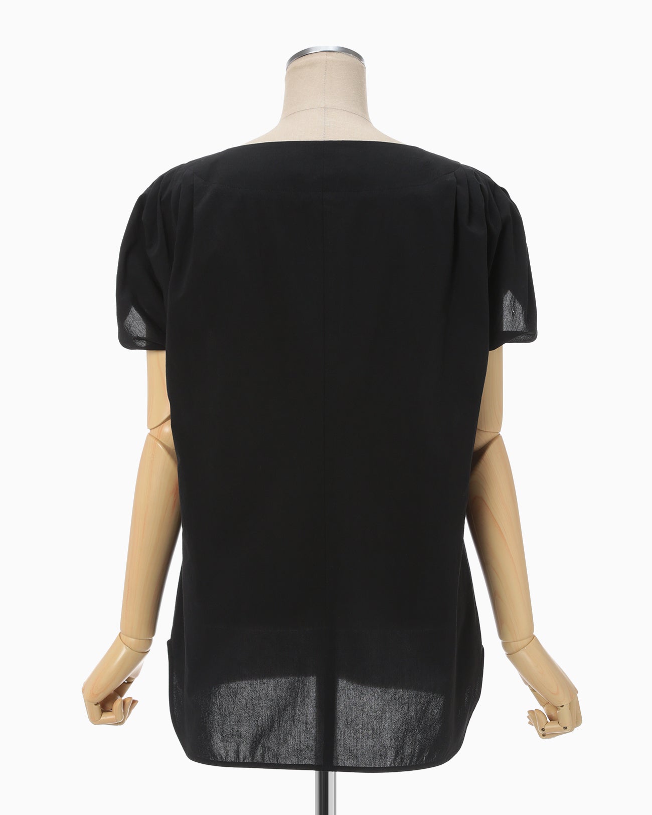 Dry Touch Cotton Blouse - black