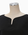 Dry Touch Cotton Blouse - black