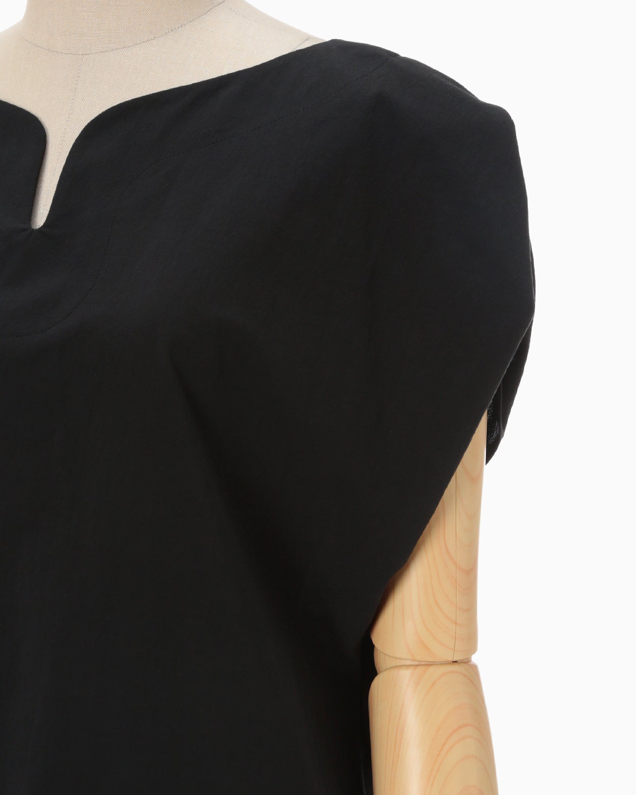 Dry Touch Cotton Blouse - black