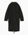 Nylon Taffeta Mods Coat - black