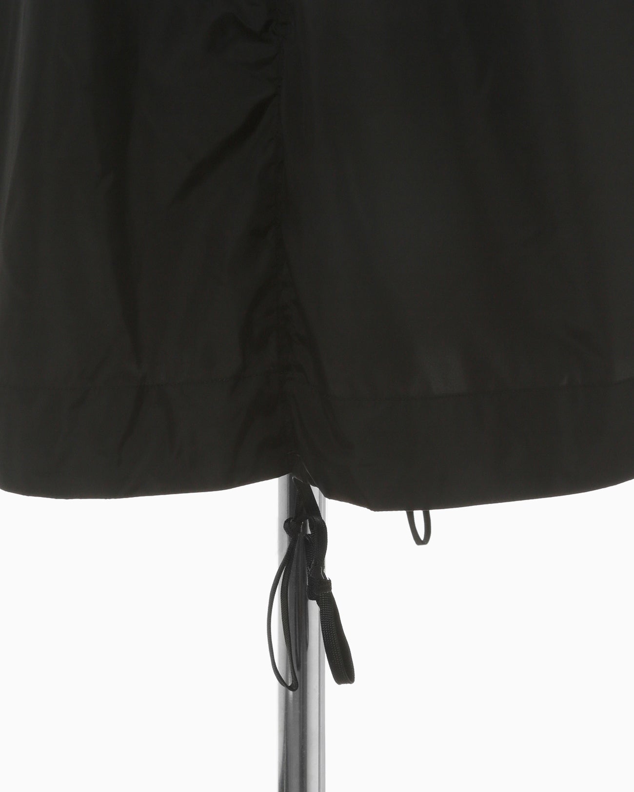 Nylon Taffeta Mods Coat - black