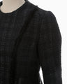 Crafted Tweed Biker Jacket - black