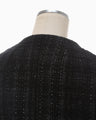 Crafted Tweed Biker Jacket - black