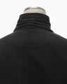 Cotton Linen Twill Short Jacket - black