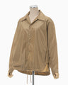 Nylon Taffeta Coach Jacket - beige