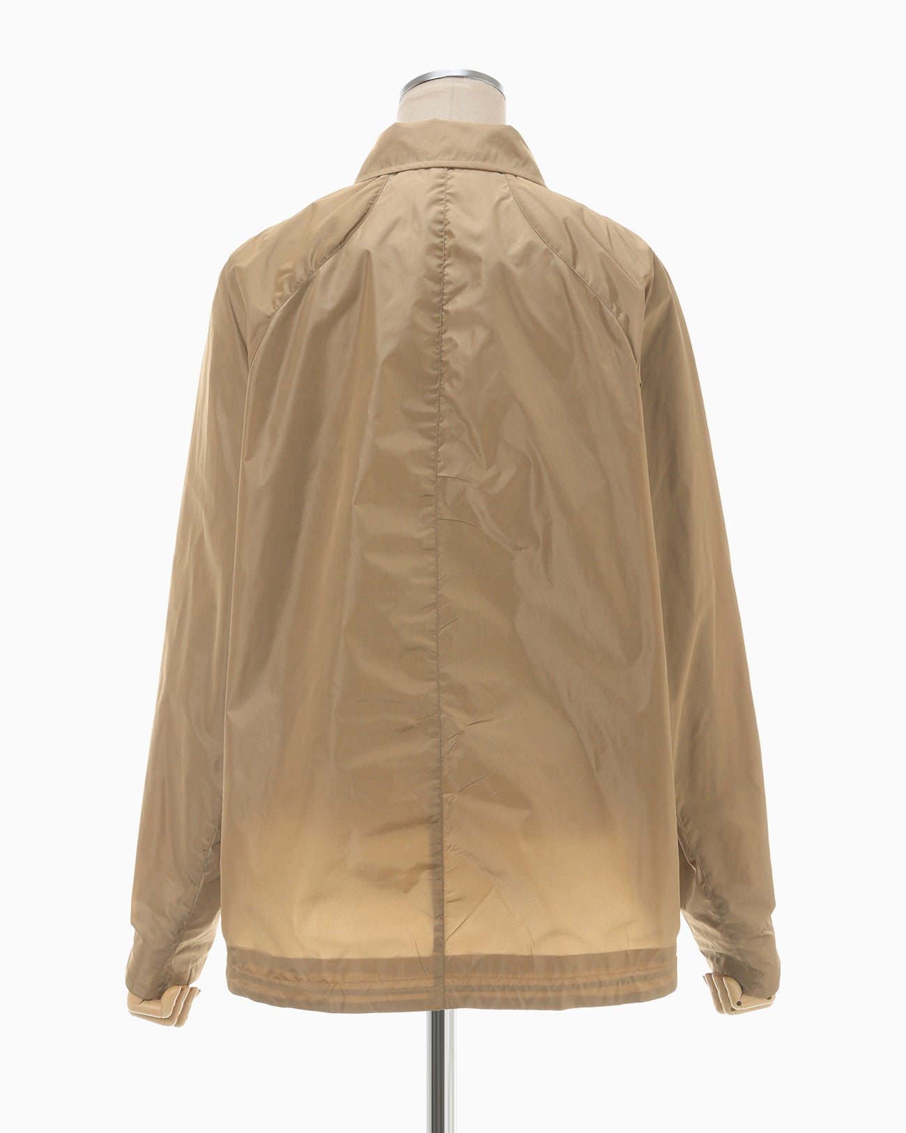 Nylon Taffeta Coach Jacket - beige