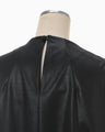 Slit Back Sweatshirt Top - black