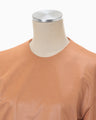 Slit Back Sweatshirt Top - brown