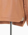 Slit Back Sweatshirt Top - brown