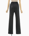 Pin Tuck Sweatpants - black