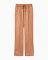 Pin Tuck Sweatpants - brown