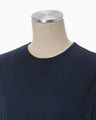 "Shibori" Tie dyed Cotton Jersey Dress - navy