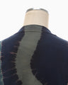 "Shibori" Tie dyed Cotton Jersey T-Shirt - navy