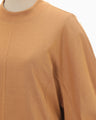 Cotton Jersey Top - brown