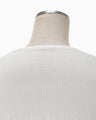 Crane Pattern Jacquard Knitted Dress - white