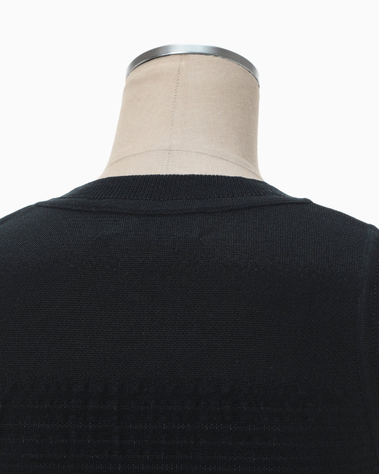 Crane Pattern Jacquard Knitted Top - navy