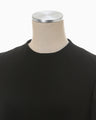 Floral Lace Sleeve Shirt - black