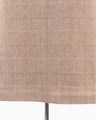 Houndstooth Geometric Plaid Skirt - brown