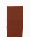 Bamboo Motif Sheer Tabi Socks - brown