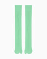 Bamboo Motif Sheer Tabi Socks - mint green