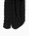 Knitted Tabi Socks - black